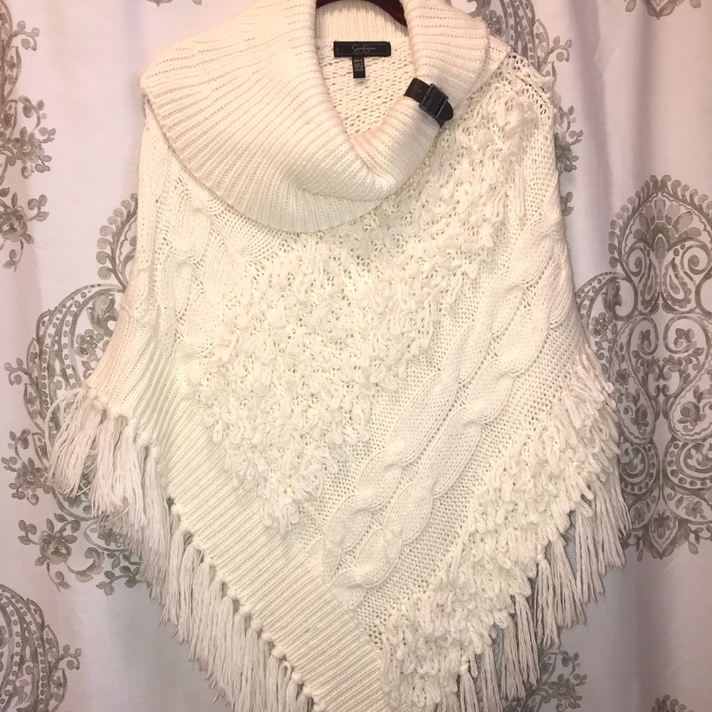 Jessica Simpson Poncho Sweater XS